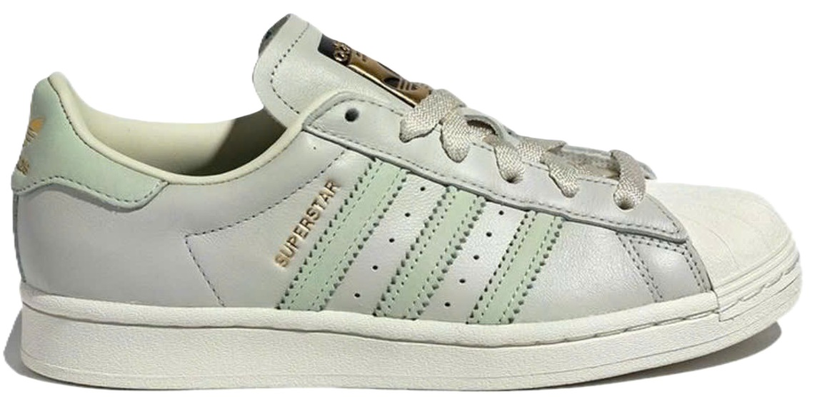 Giày Adidas Superstar 'White Gold' H00168