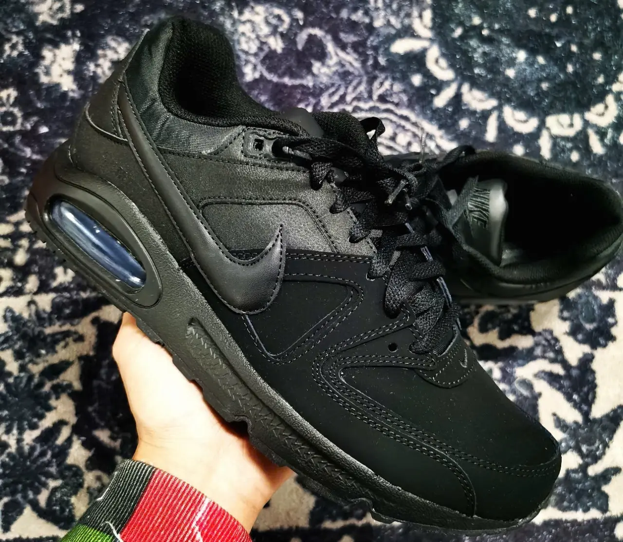 Alternative view of Giày Nike Air Max Command Leather 'Black' 749760-003