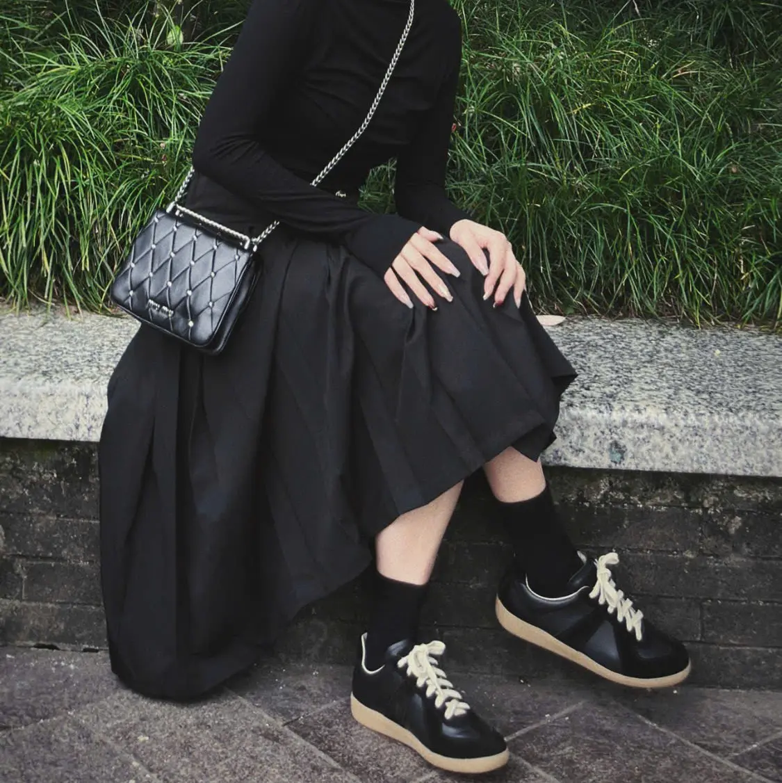 Alternative view of Giày Maison Margiela Calfskin Replica 'Black' S57WS0236P1895H6851