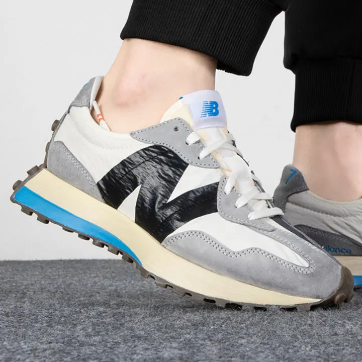 Giay New Balance 327 'White Grey Split' MS327RG