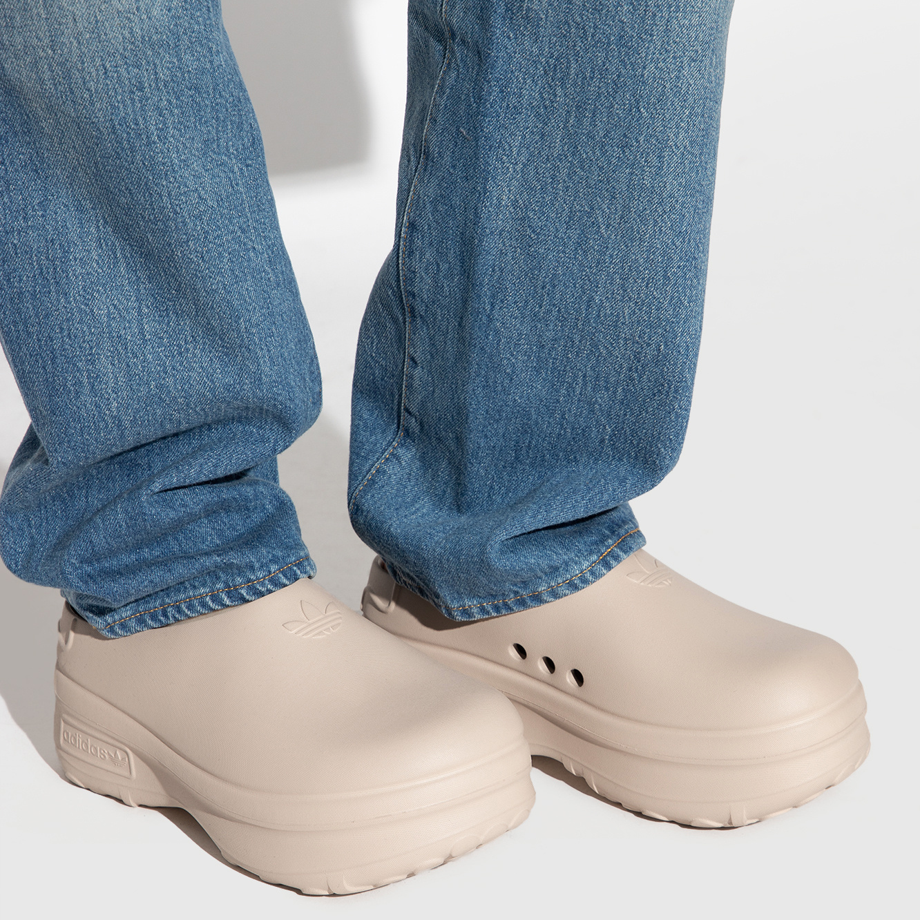 Giay Adidas adiFOM Stan Smith Mule 'Wonder Taupe' IE7052