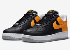 Giay Nike Air Force 1 Low '07 'Black Kumquat Light Smoke Grey' FB7162-081