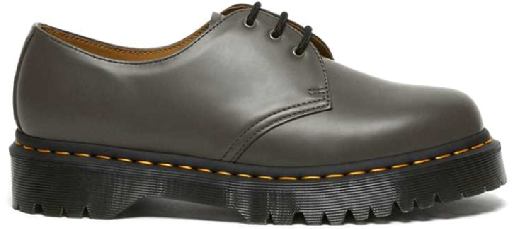Giay Dr. Martens 1461 Bex Smooth Leather Oxford Shoes 'Khaki Grey' 27141481