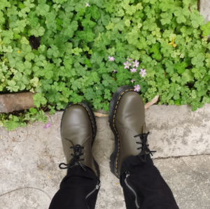 Giay Dr. Martens 1461 Bex Smooth Leather Oxford Shoes 'Khaki Grey' 27141481