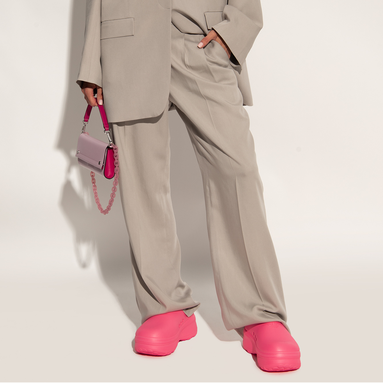 Dep Adidas adiFOM Stan Smith Mule 'Lucid Pink' ID9453