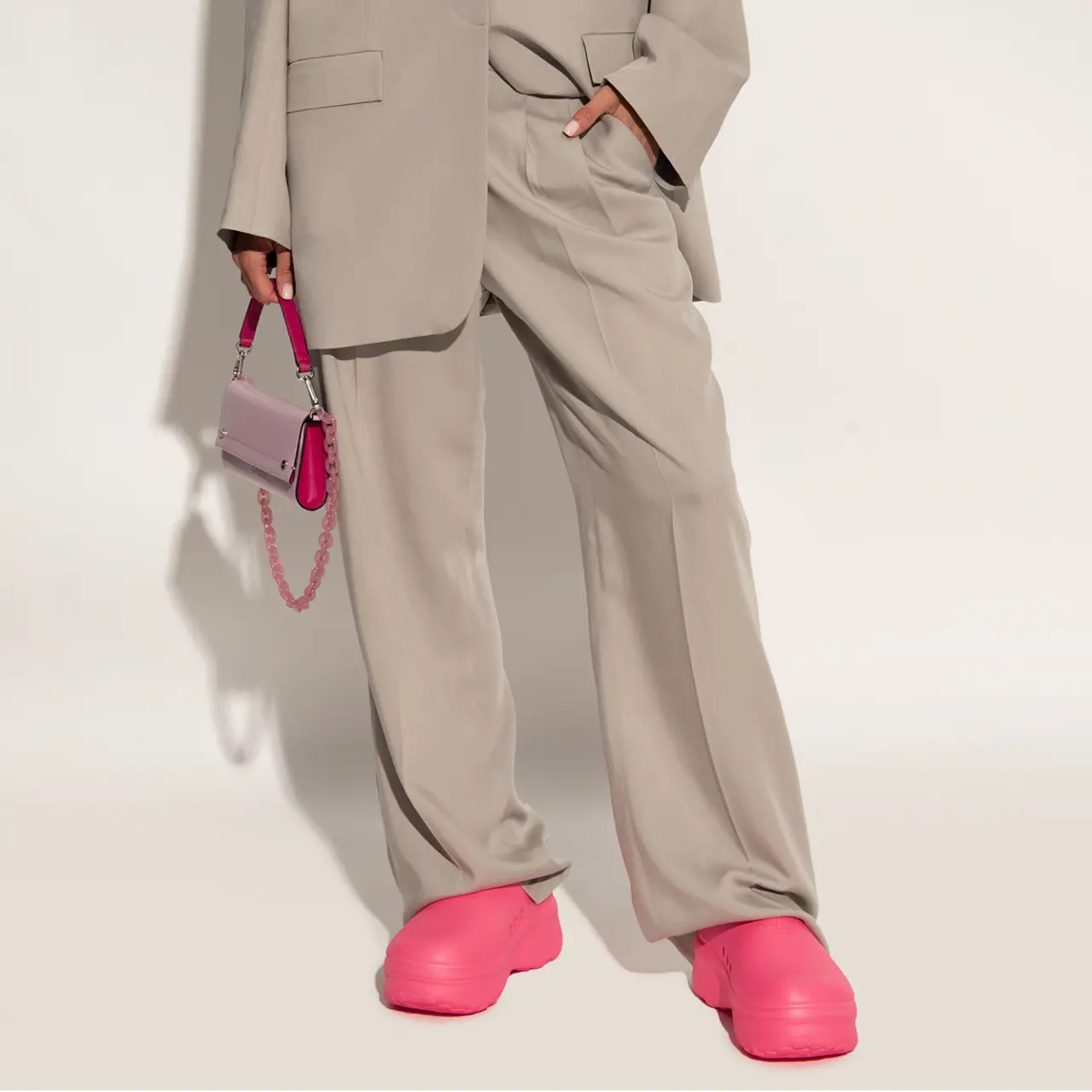 Dep Adidas adiFOM Stan Smith Mule 'Lucid Pink' ID9453