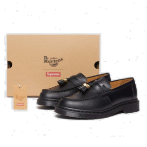 Giay Dr. Martens Penton Tassel Loafer 'Supreme Black' 31372001
