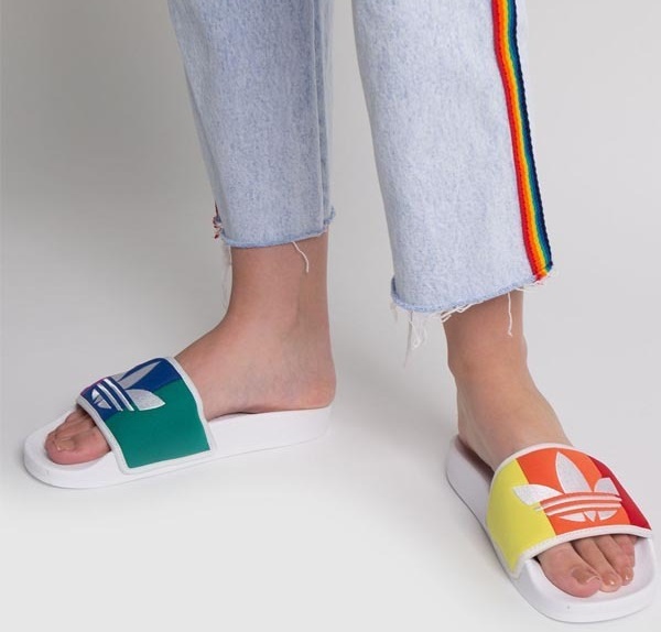 Dep Adidas Adilette Slides 'Pride' EF2317
