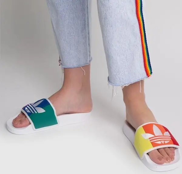 Dep Adidas Adilette Slides 'Pride' EF2317