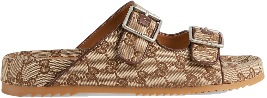 Dep Gucci Strap Slide Sandal 'Beige Canvas' 658020-2HK60-9791