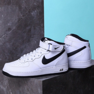 Giay Nike Air Force 1 Mid 'White Black' DV0806-101