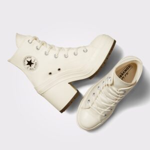 Giay Converse Chuck 70 High De Luxe Heel 'Egret' A05348C