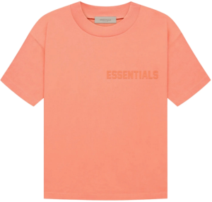 Ao Fear Of God Essentials T Shirt SS22 'Coral'