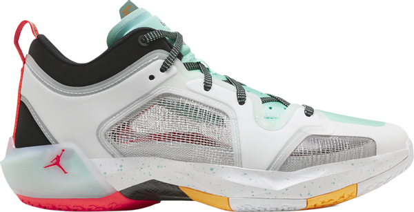 Giay Nike Air Jordan 37 Low PF x Guo Ailun 'Silver Island Green' FB8486-130