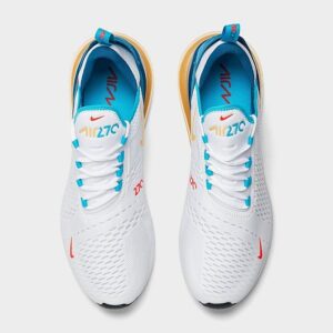 Giay Nike Air Max 270 'White Industrial Blue Citron Pulse' FJ4000-100