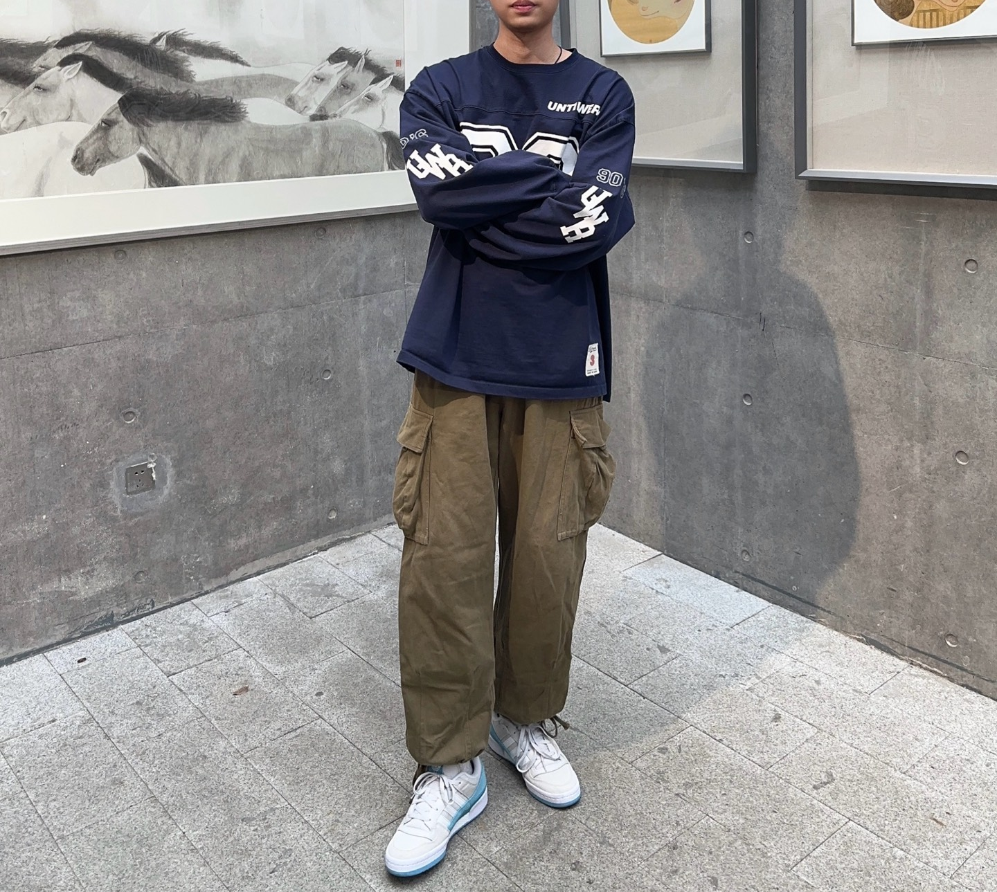 Giay Adidas Forum Low Classic 'Cloud White' FZ6261