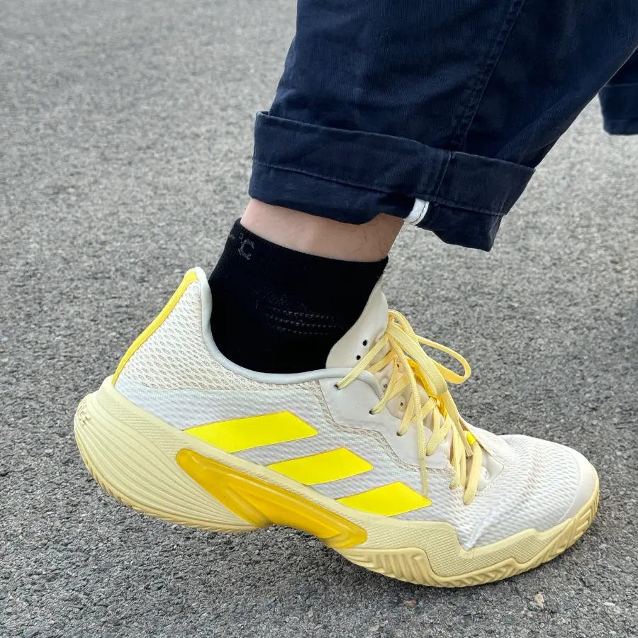 Giay Tennis Adidas Barricade 'Beige Yellow' GY1448