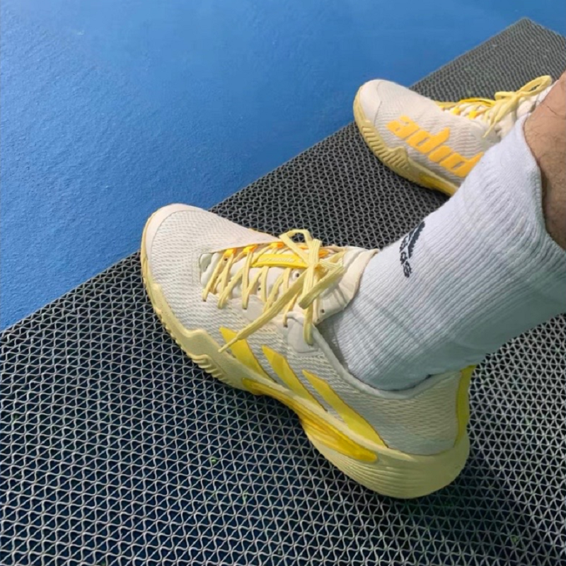 Giay Tennis Adidas Barricade 'Beige Yellow' GY1448