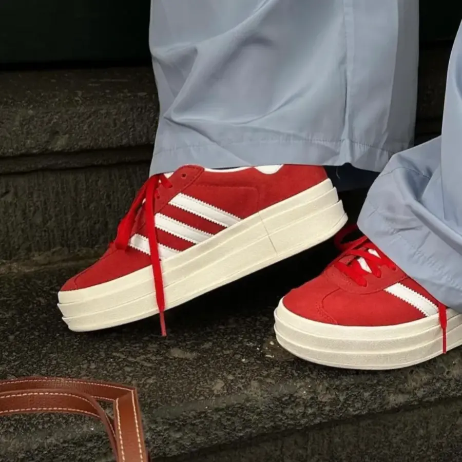 Giay Adidas Gazelle Bold W 'Red' ID6990