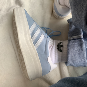 Giay Adidas Originals Gazelle Bold 'Clear Sky' ID6991