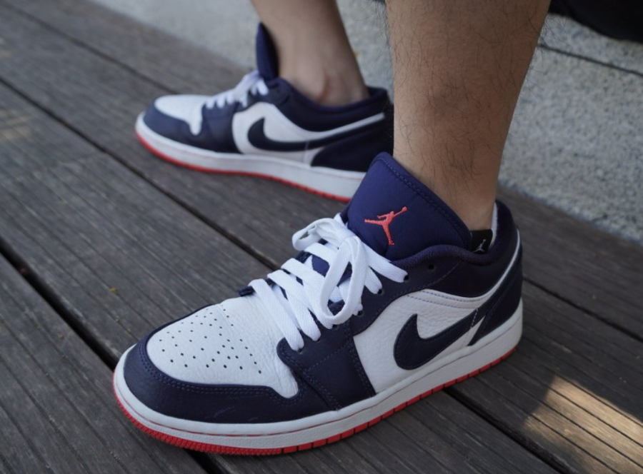 Giay Nike Air Jordan 1 Low 'Obsidian Ember Glow' 553558-481