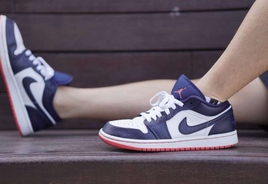 Giay Nike Air Jordan 1 Low 'Obsidian Ember Glow' 553558-481