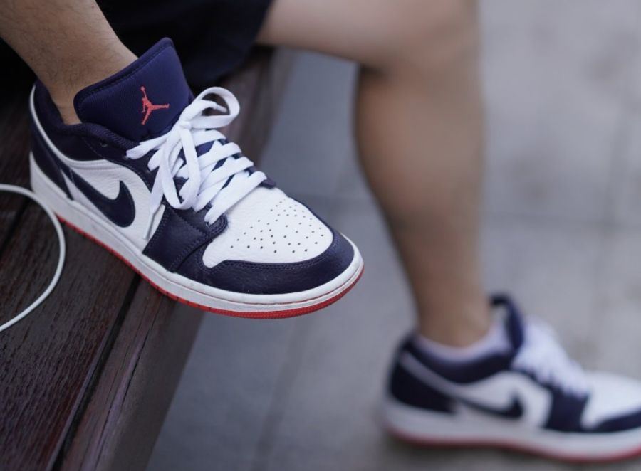 Giay Nike Air Jordan 1 Low 'Obsidian Ember Glow' 553558-481