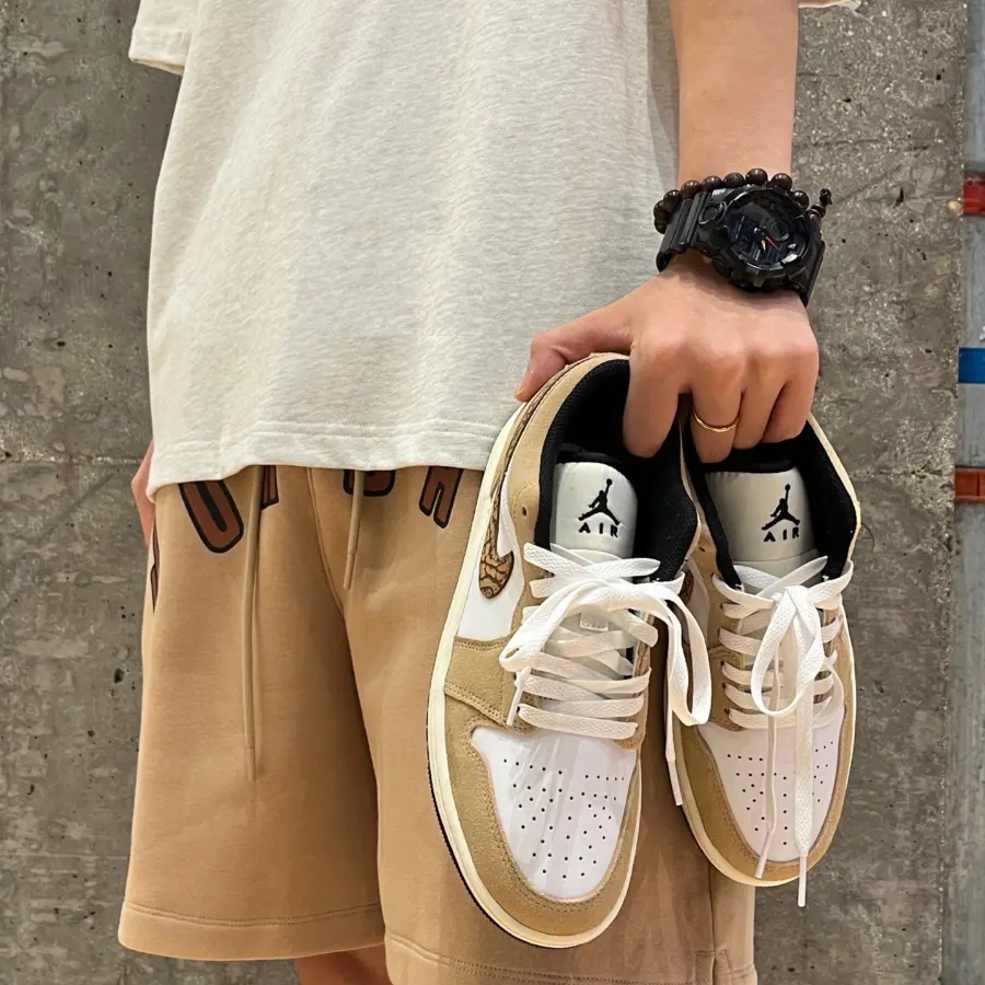Giay Nike Air Jordan 1 Low SE 'Brown Elephant' DZ4130-201