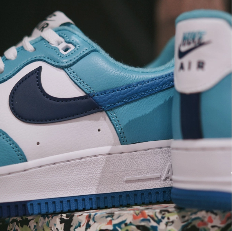 Giay Nike Air Force 1 Low Split 'Light Photo Blue' DZ2522-100