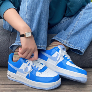 Giay Nike Air Force 1 Low 'Blue Patent' FJ4801-400