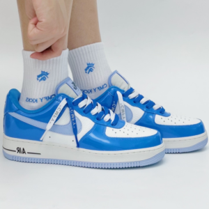 Giay Nike Air Force 1 Low 'Blue Patent' FJ4801-400