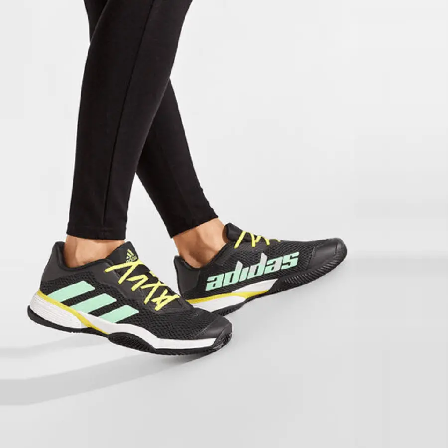 Alternative view of Giày Adidas Barricade 'Black Green' GY1435