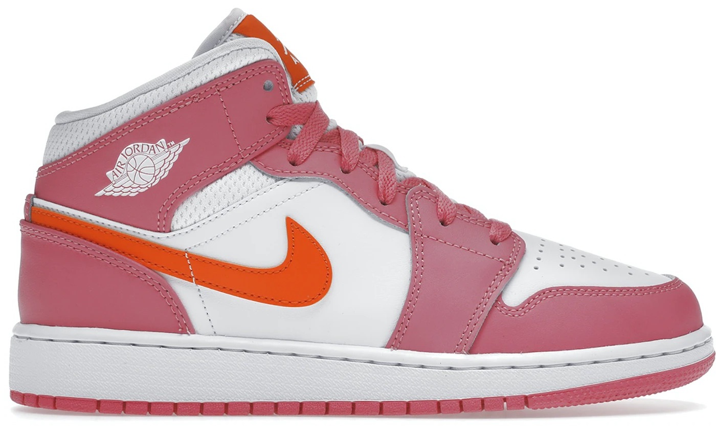 Giay Nike Air Jordan 1 Mid 'Pinksicle Safety Orange' DX3240-681