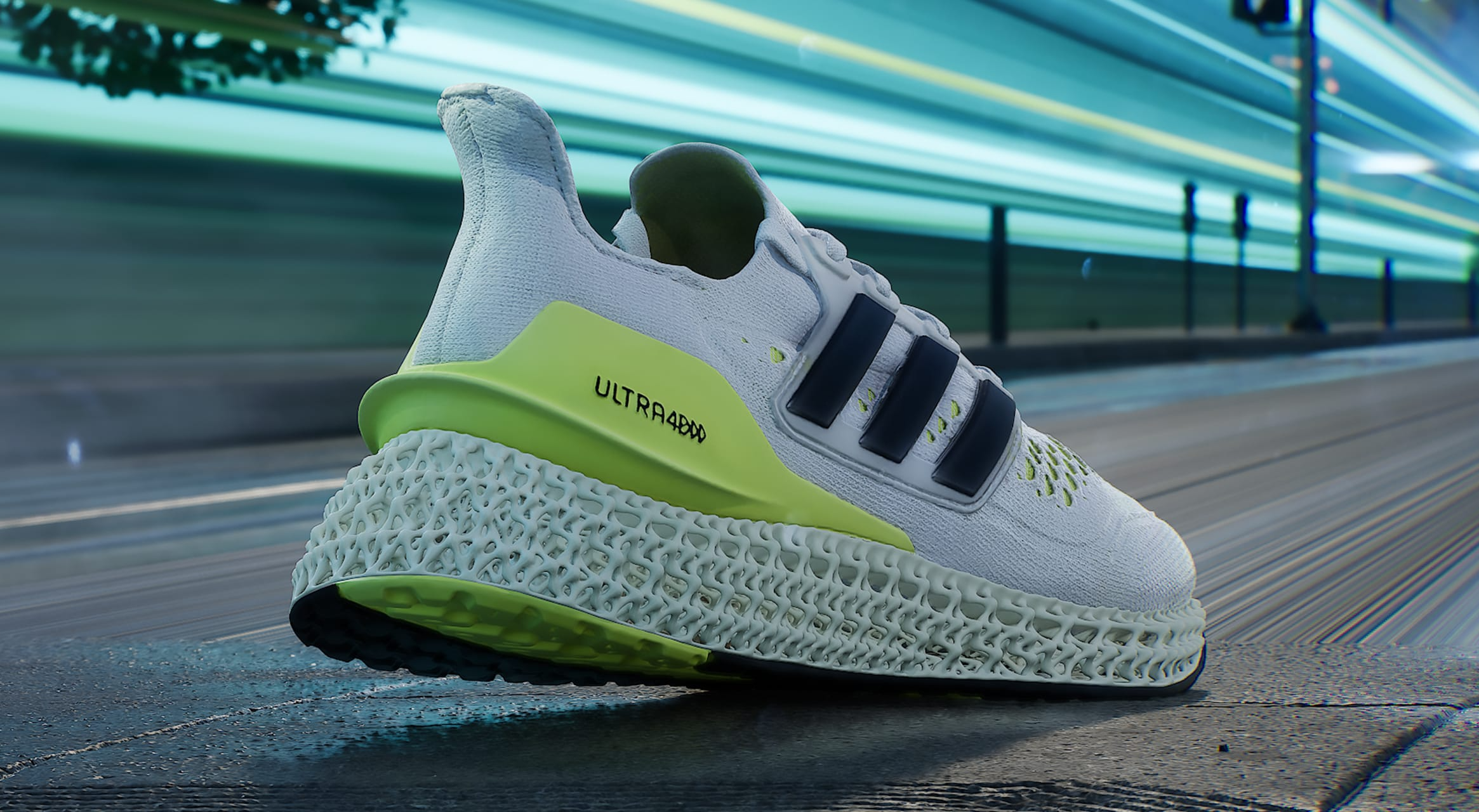 Giay Adidas Ultra 4DFWD 'White Solar Yellow' GZ6941