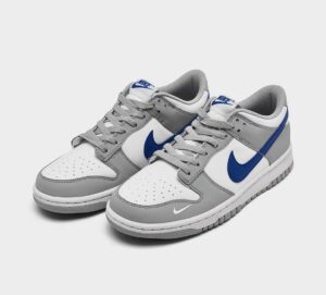 Giay Nike Dunk Low GS 'Grey White Royal' FN3878-001