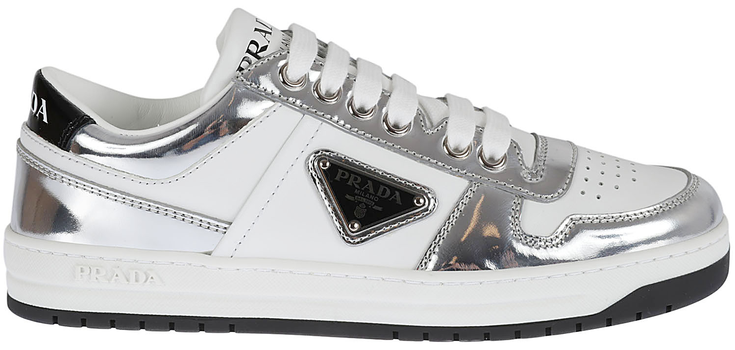 Giay Prada Downtown Triangle Logo 'White' 1E792M-3LL2-F0J36