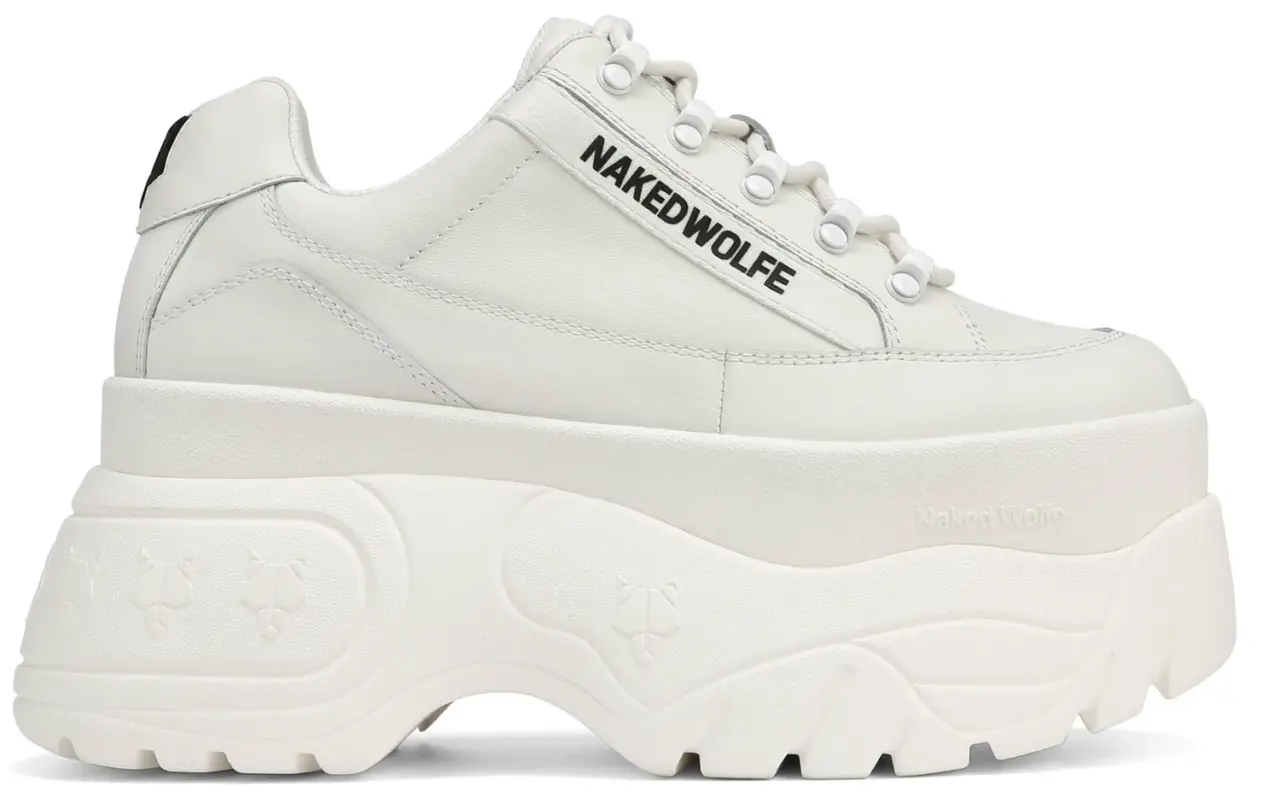Giay Naked Wolfe Sprinter 'White Leather'
