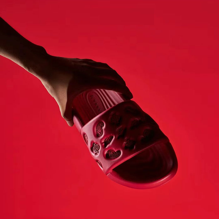 Dep xVESSEL Slides 'Paisley Red'