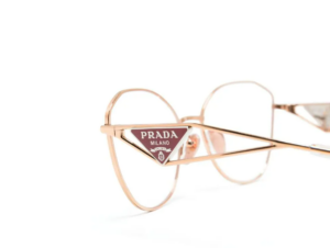 Kinh Prada Eyeglasses 'Pink Gold' PR52ZVZVF1O1