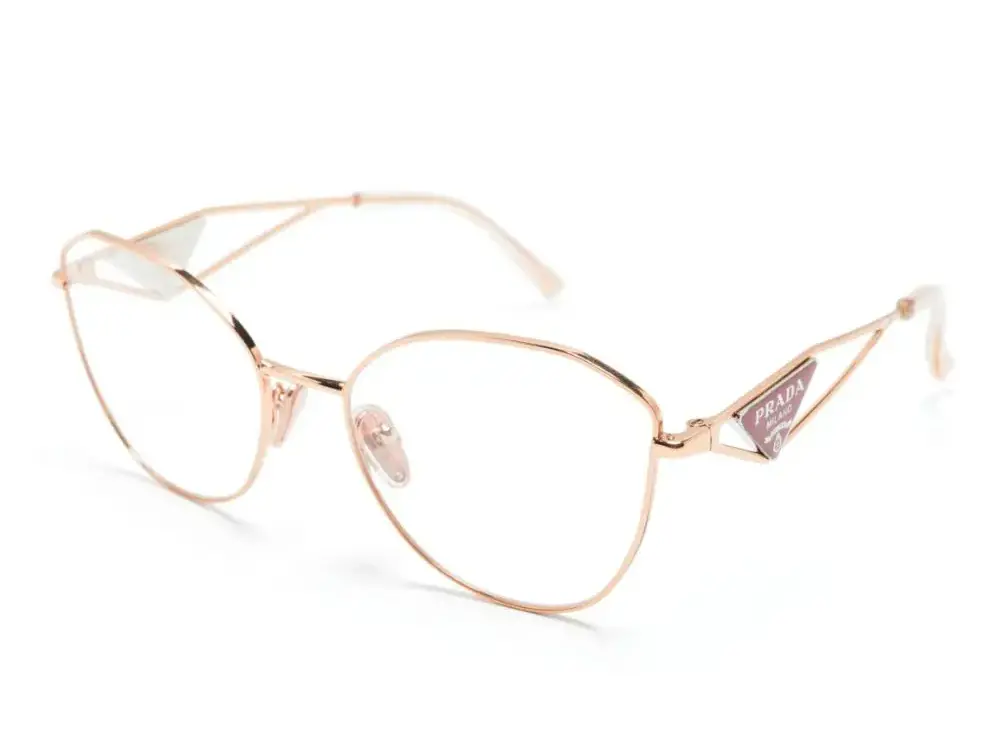 Kinh Prada Eyeglasses 'Pink Gold' PR52ZVZVF1O1