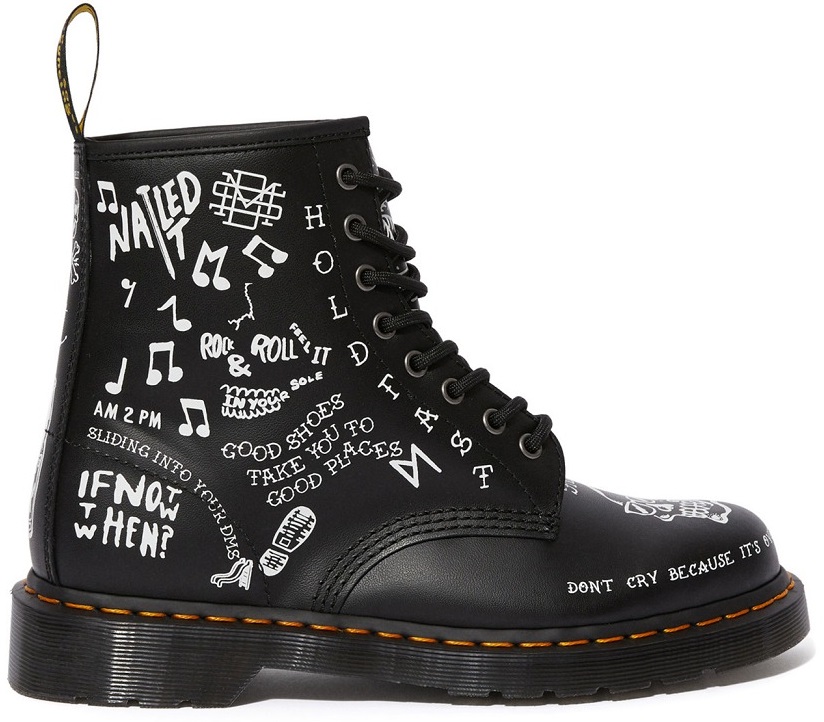 Giay Dr. Martens 1460 Scribble 'Black' 25245009