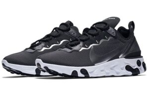 Giay Nike React Element 55 'Black Metallic Silver' CQ4600-071