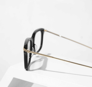 Kinh Thom Browne Optical Glasses 'Black Gold' TB-701-A-BLK-GLD-49