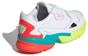 Giay Adidas Originals Falcon 'White Aqua Red' EH0319