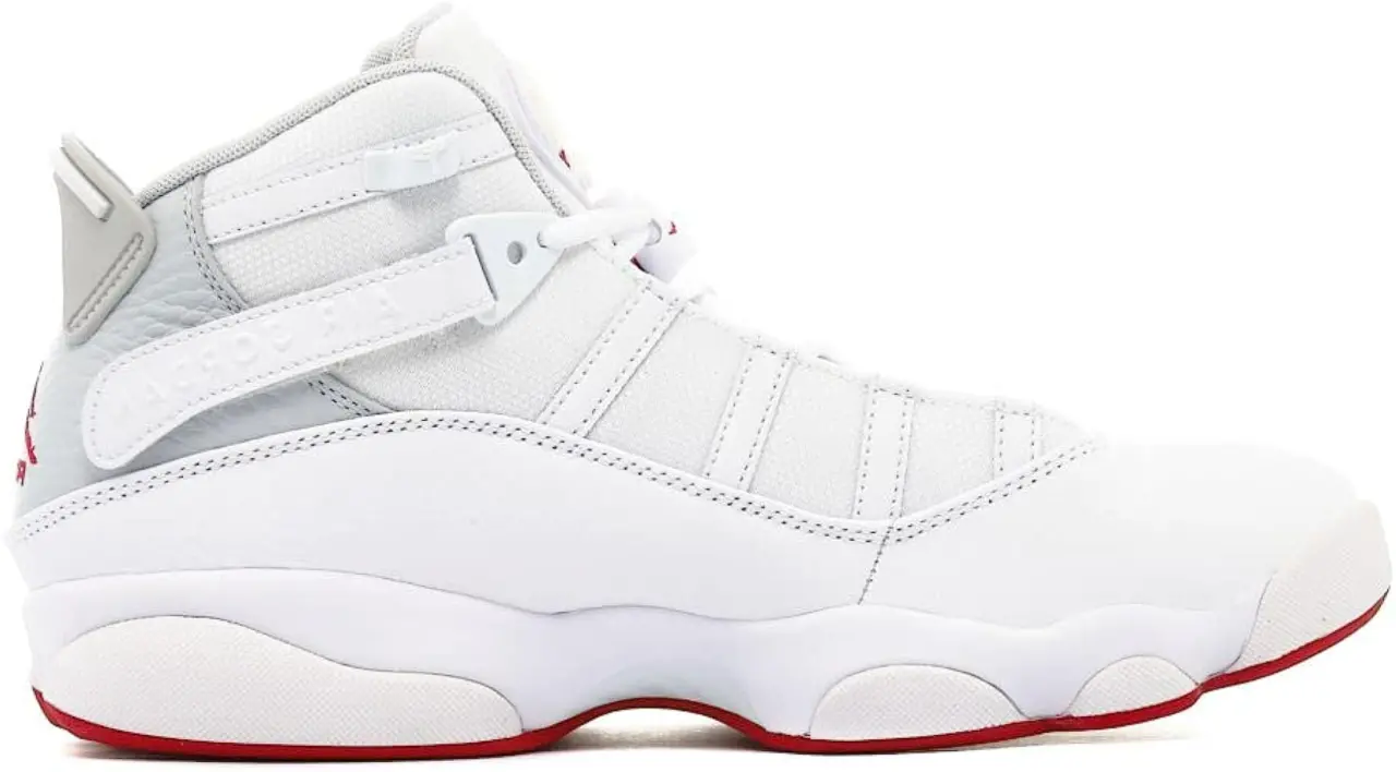 Giay Nike Air Jordan 6 Rings 'White Red' 322992-116