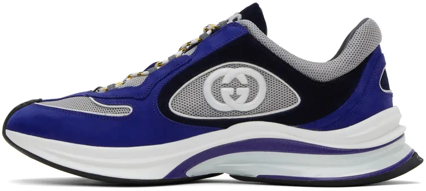 Giay Gucci Run Sneakers 'Blue' 749785-AAB62-4243