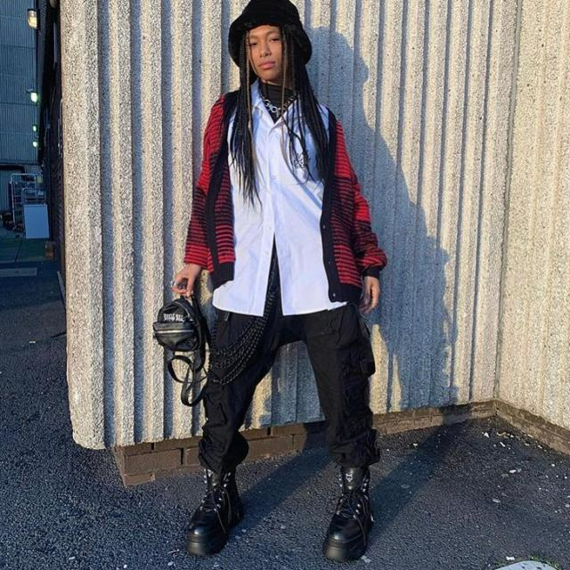 Giay Naked Wolfe Spike 'Black Leather'