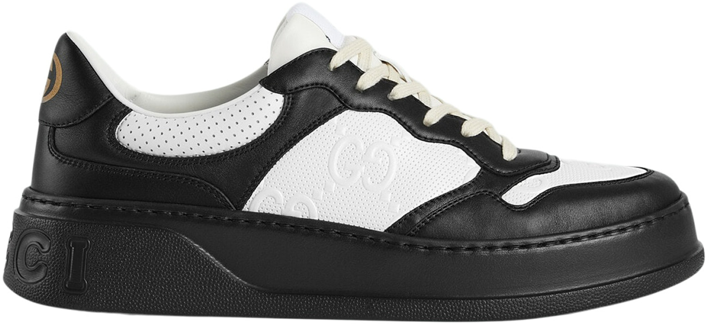 Giay Gucci GG Embossed 'White Black' 669582-AAA4T-1068