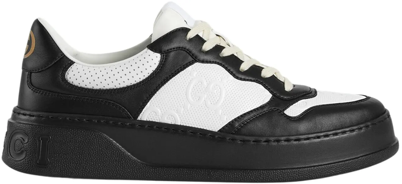 Giay Gucci GG Embossed 'White Black' 669582-AAA4T-1068