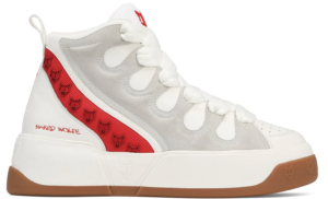 Giay Naked Wolfe King 'White Red Leather'